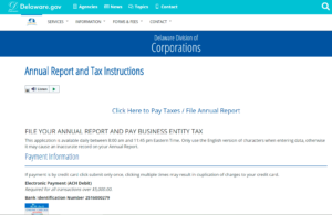 DE annual report